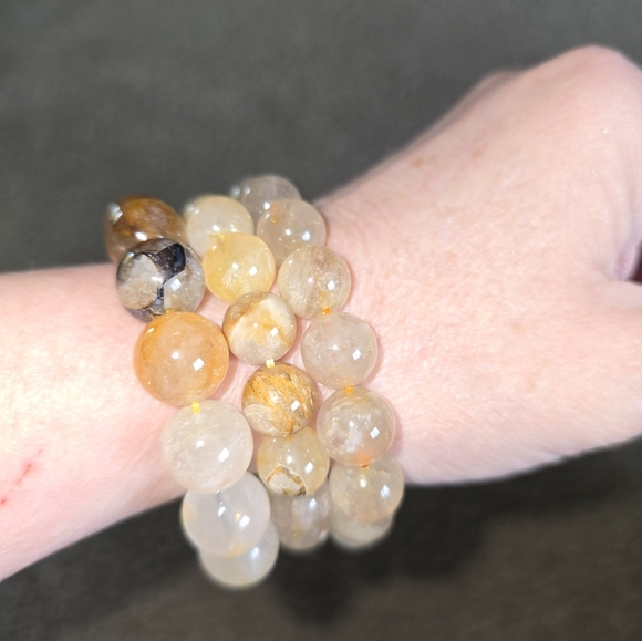 10mm Rabbit Hair Bracelet - Picture 10 of 16